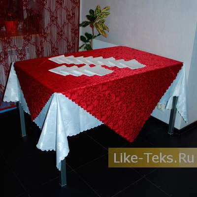 Скатерть, столешница и 12 салфеток АРТ-016