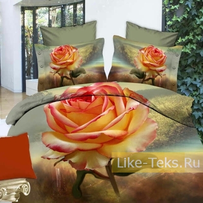 Комплект Сатин 3D РОЗА